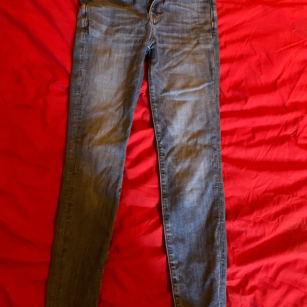 American eagle next level stretch blue jeans